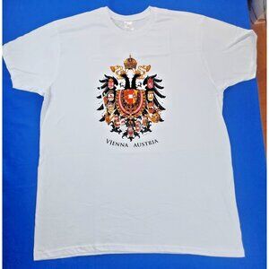 B&C Collection Vienna Austria H. Sfrohl White T-Shirt Men's Size XL NEW